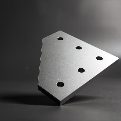 Photorealistic synthesis of the pentagonal mounting plate