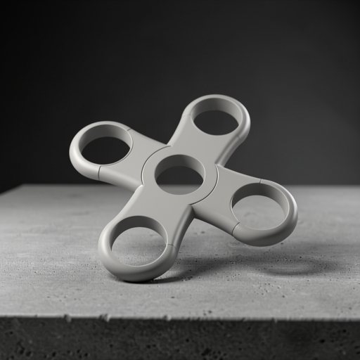Photorealistic synthesis of the four-arm plate